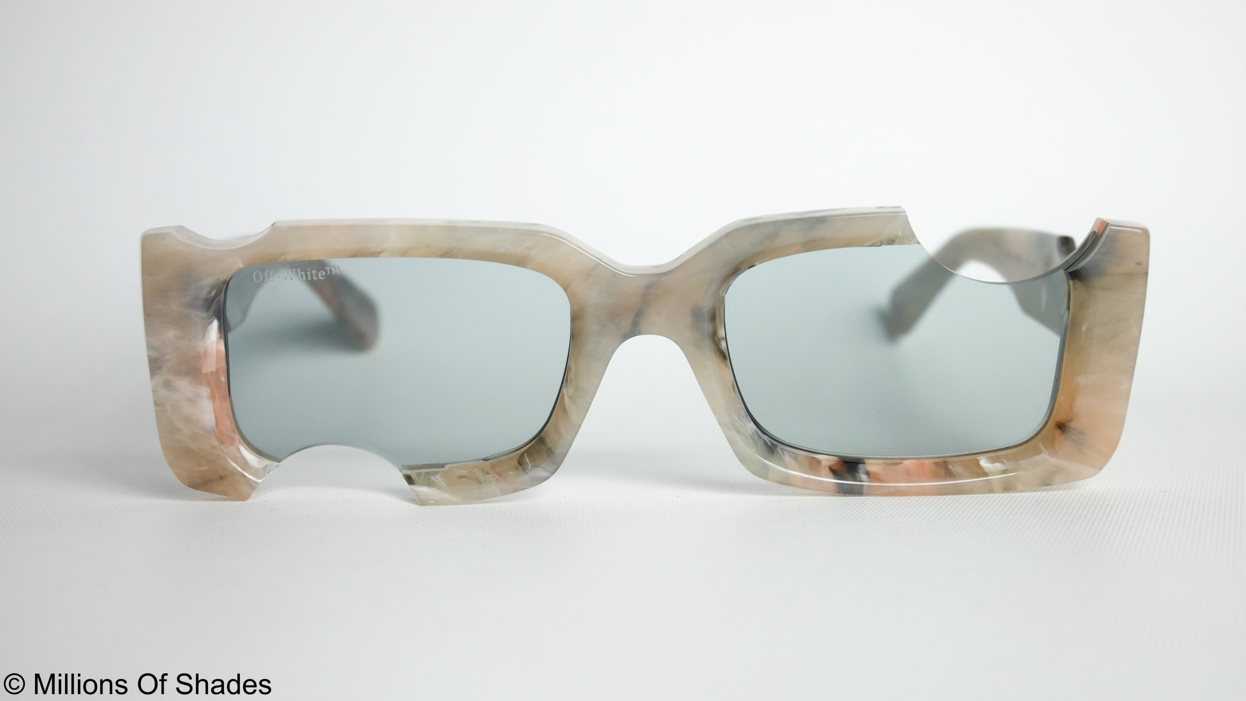 Off-White - Nassau Sunglasses - Transparent - Luxury - Off-White