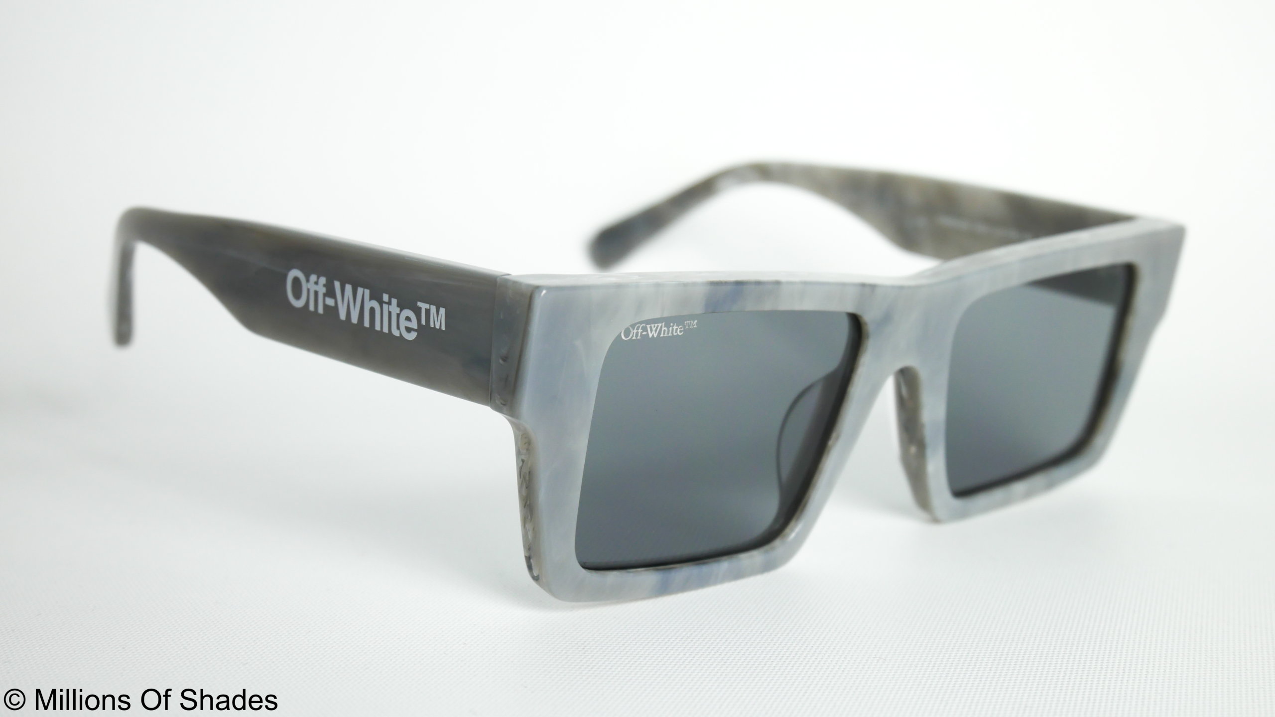 Off White - Nassau Sunglasses - Marble-Cloud Grey - Image 2