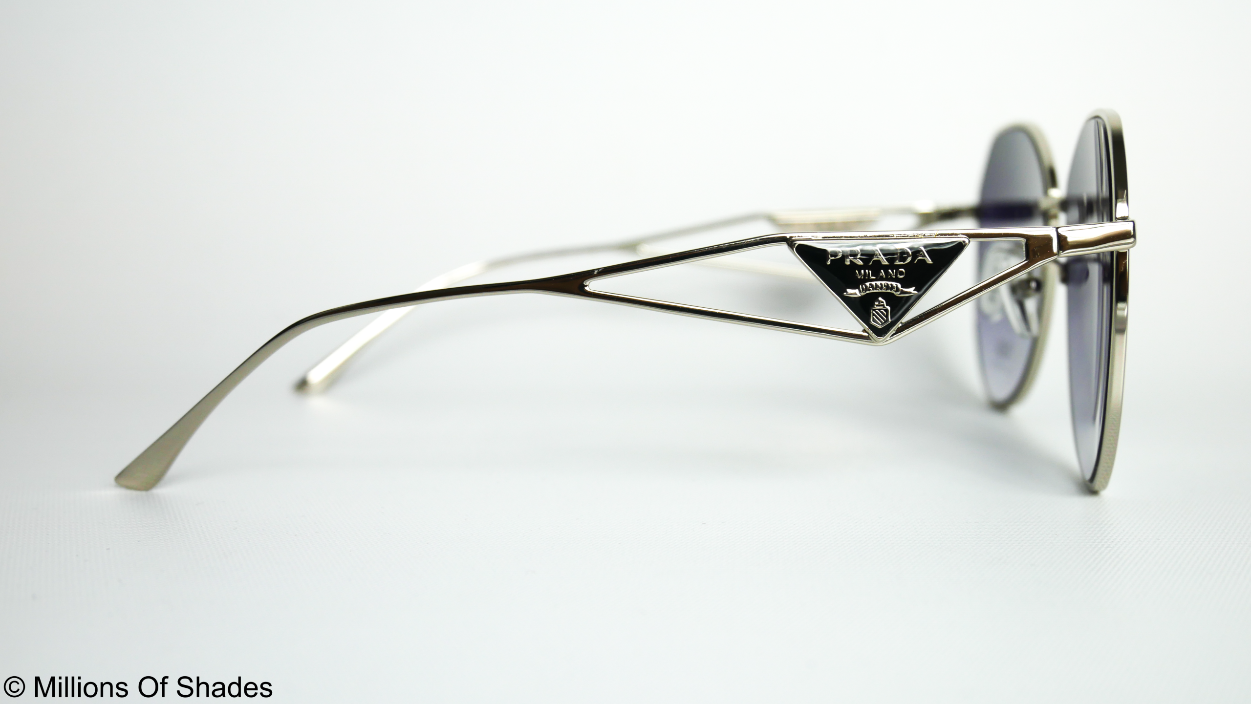 Prada Symbole sunglasses - Gradient Smokey Gray Lenses - Image 3