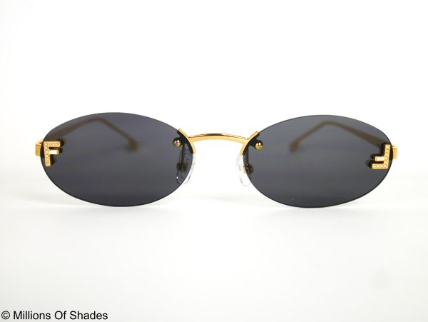 Fendi FE4075US- Gold Black