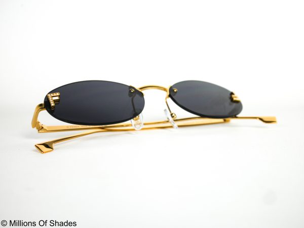Fendi FE4075US- Gold Black - Image 5