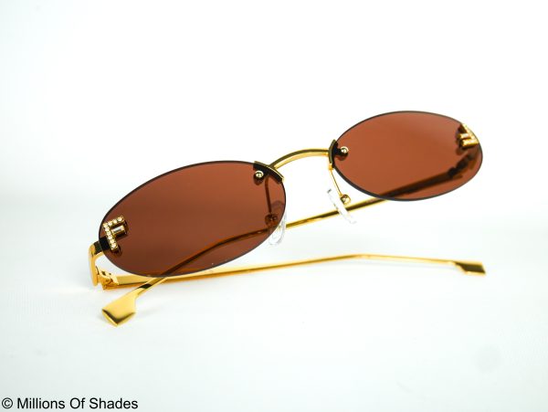 Fendi FE4075US- Gold Violet - Image 5