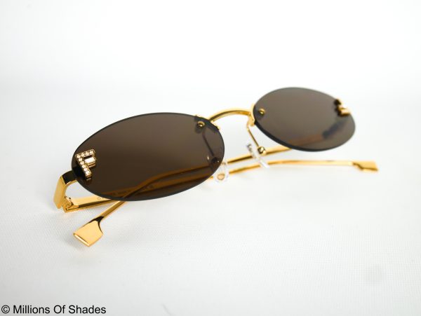 Fendi FE4075US- Gold Brown - Image 5