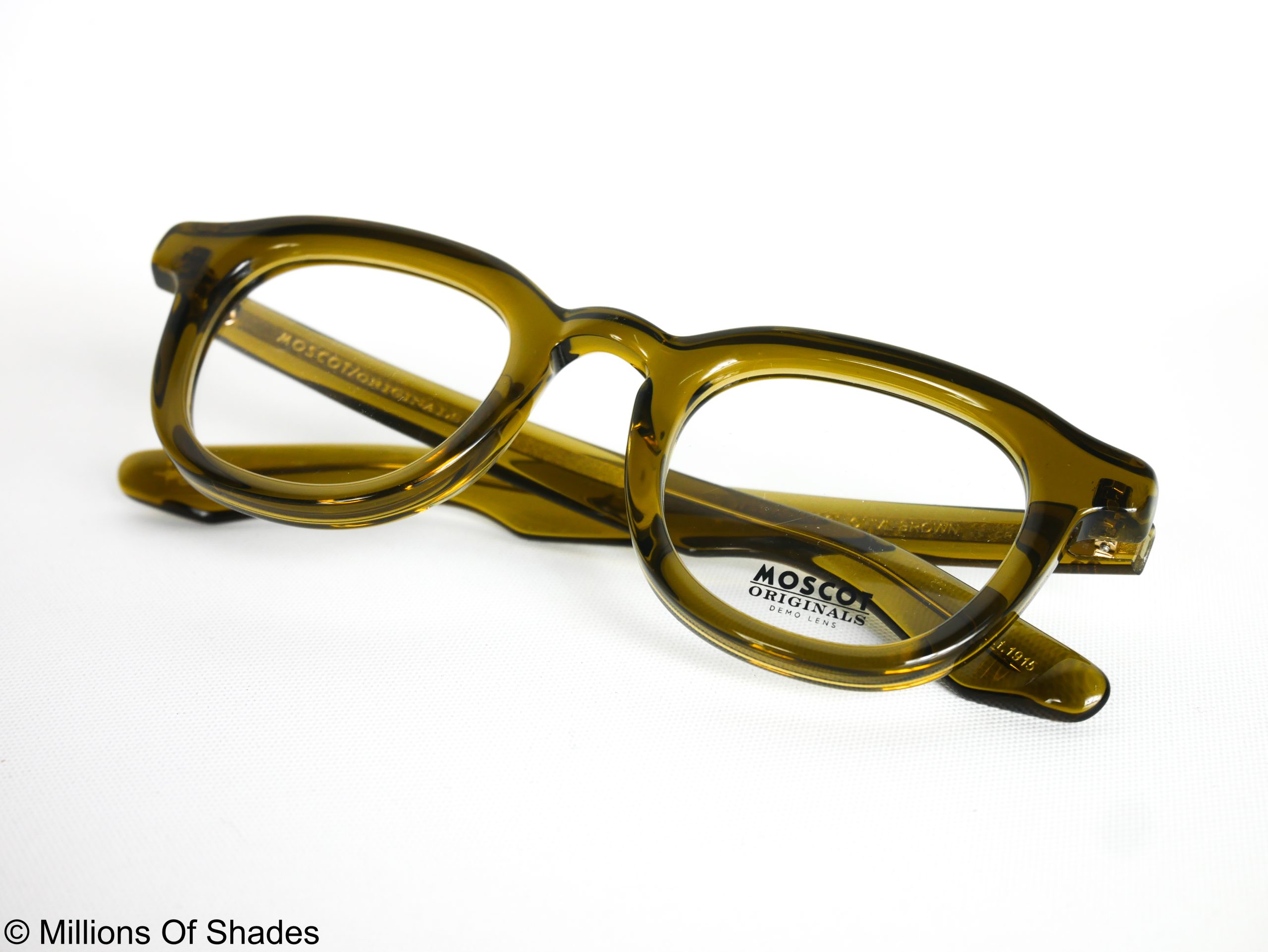 Authentic Moscot Dahven - Olive Brown - Image 4