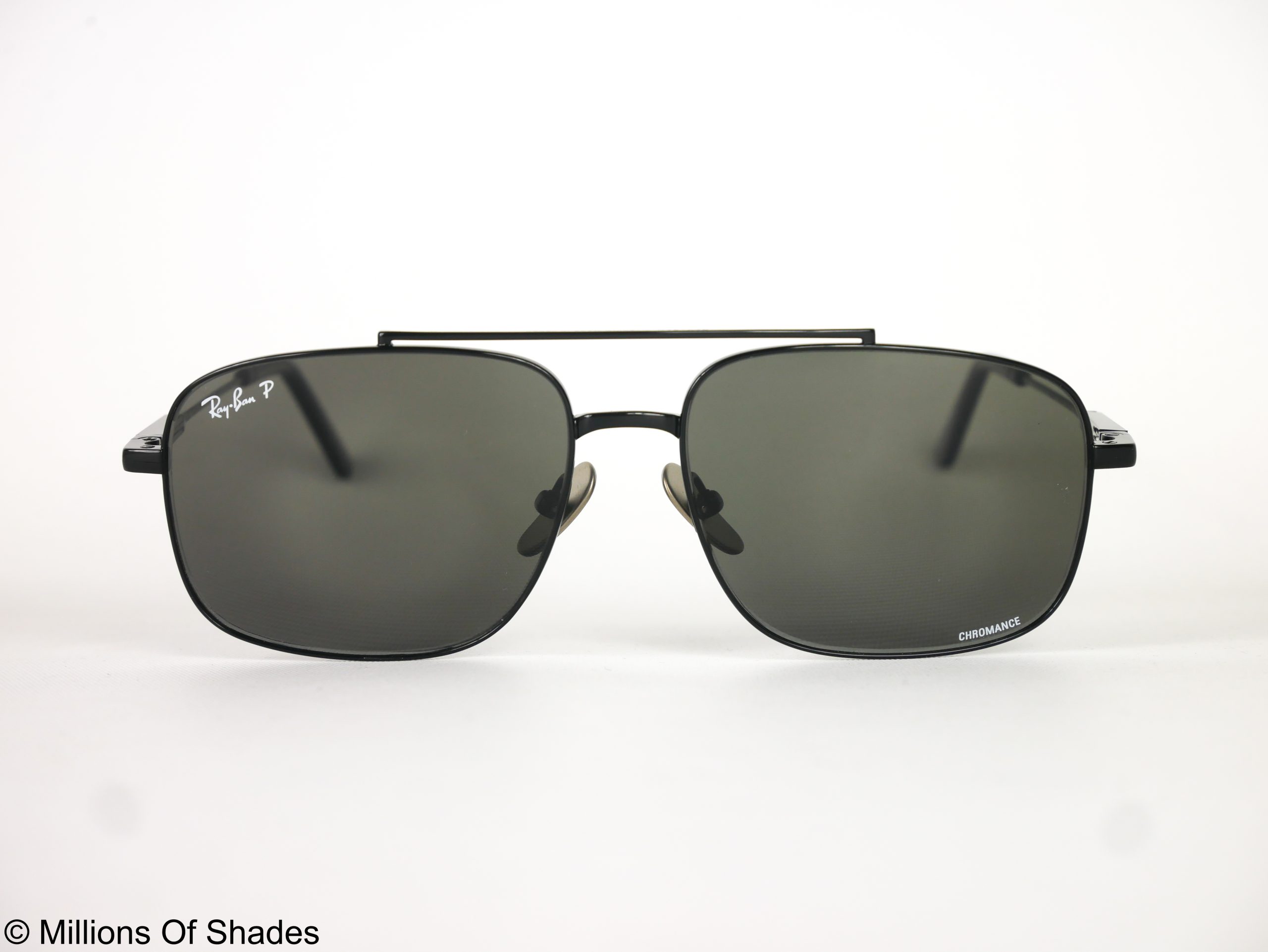 RB8096 Michael Titanium-Black Dark Grey Mirror Polarized Chromance