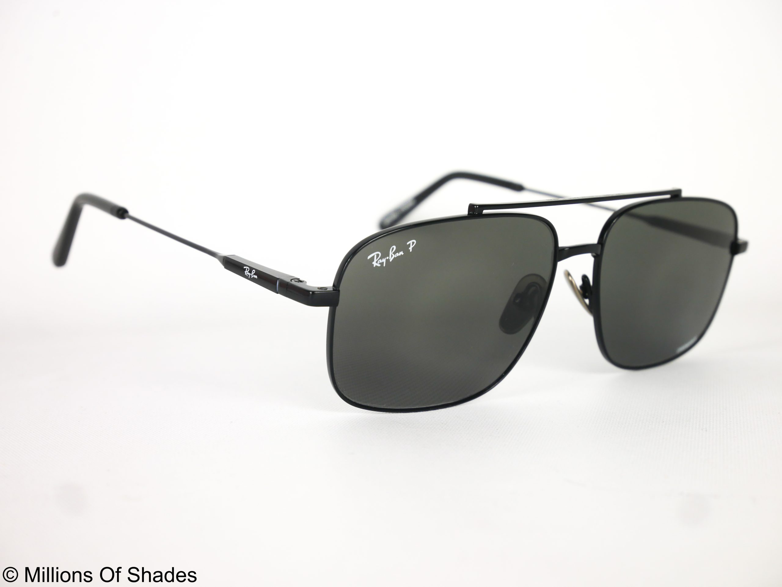 RB8096 Michael Titanium-Black Dark Grey Mirror Polarized Chromance - Image 2