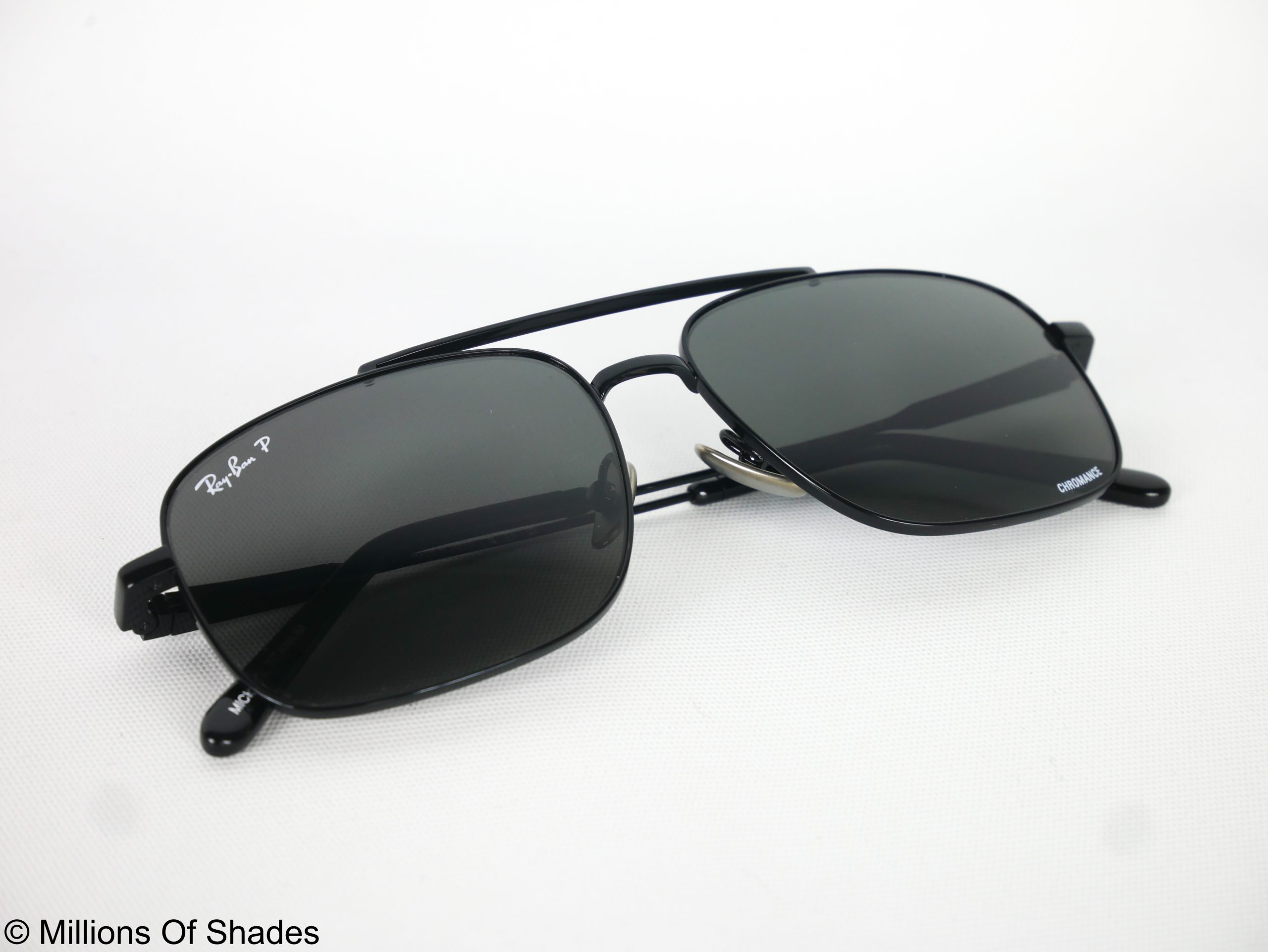 RB8096 Michael Titanium-Black Dark Grey Mirror Polarized Chromance - Image 4